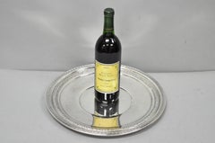 Vintage Reed & Barton 1241 Round Victorian Silver Plated Serving Platter Tray