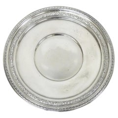 Vintage Reed & Barton 1241 Round Victorian Silver Plated Serving Platter Tray