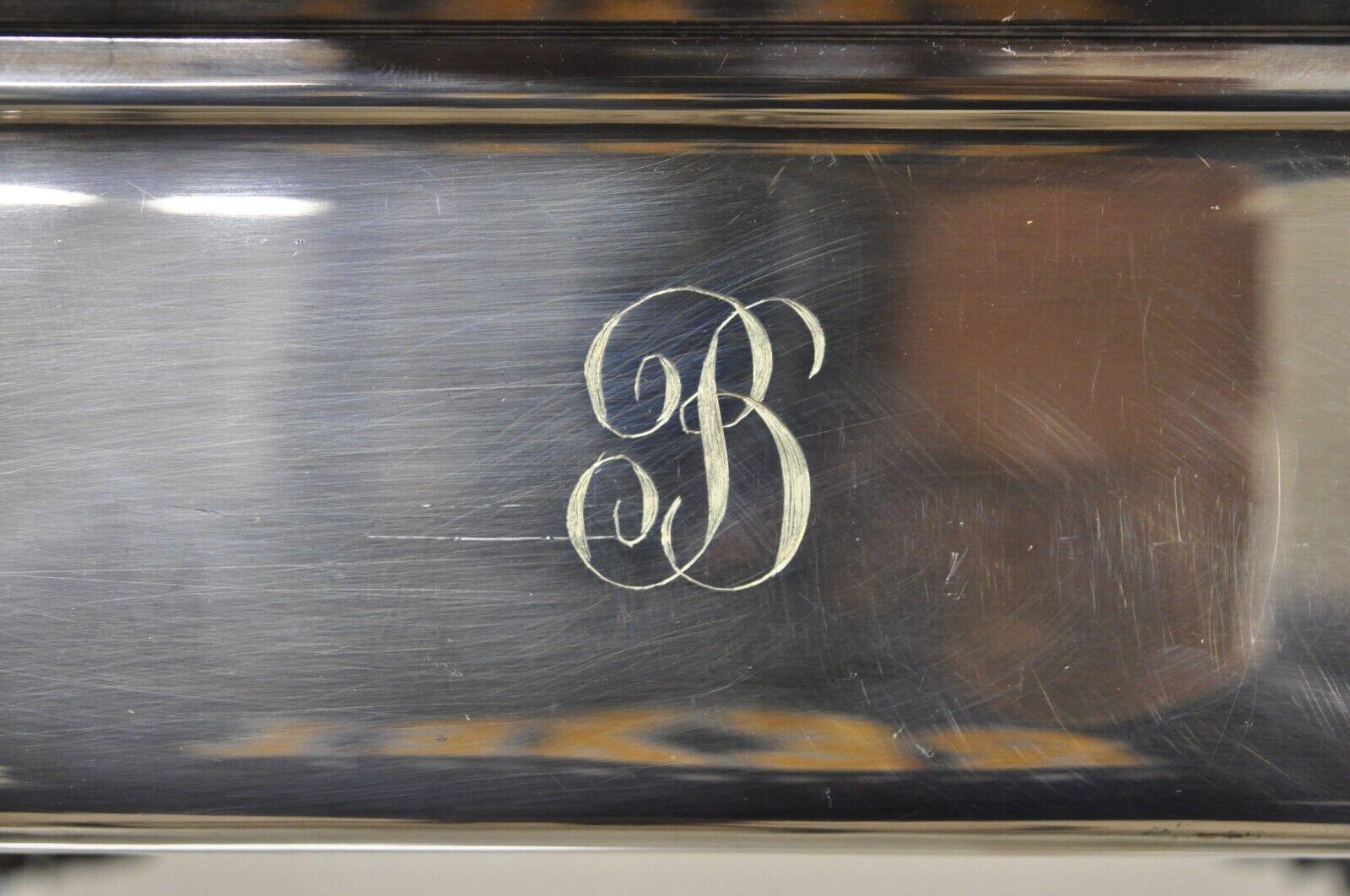 Vintage Reed & Barton Mayflower 5006 Silver Plated Casserole Servierplatte mit 