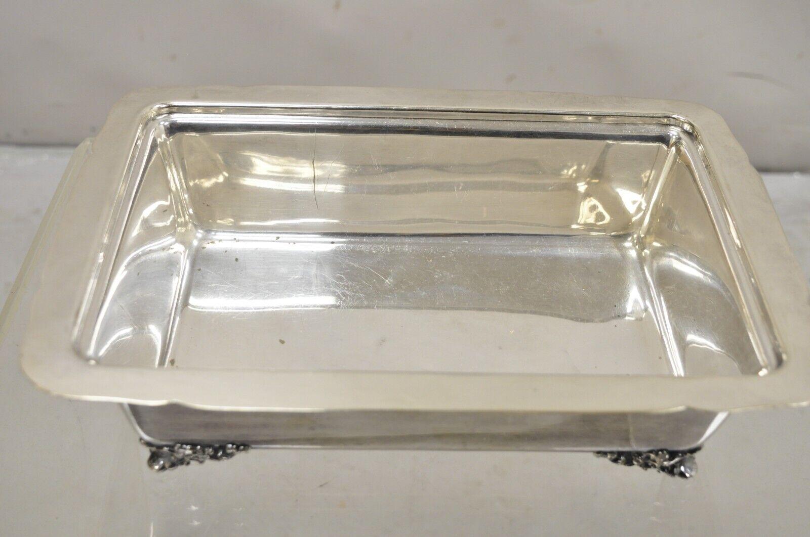 Vintage Reed & Barton Mayflower 5006 Silver Plated Covered Casserole Serving Dis For Sale 3