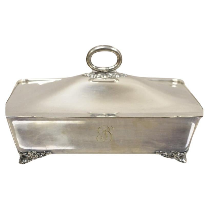 Vintage Reed & Barton Mayflower 5006 Silver Plated Covered Casserole Serving Dis For Sale