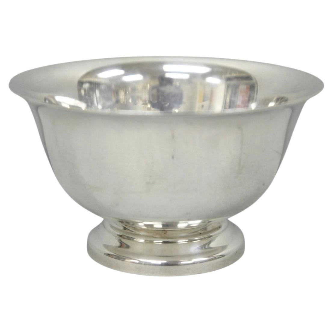 Vintage Reed & Barton Paul Revere Design Silver Plated Small Nut Dish Bowl