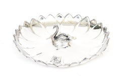 Vintage Reed & Barton Silver-Plate Swan Bowl, Dish Or Barware