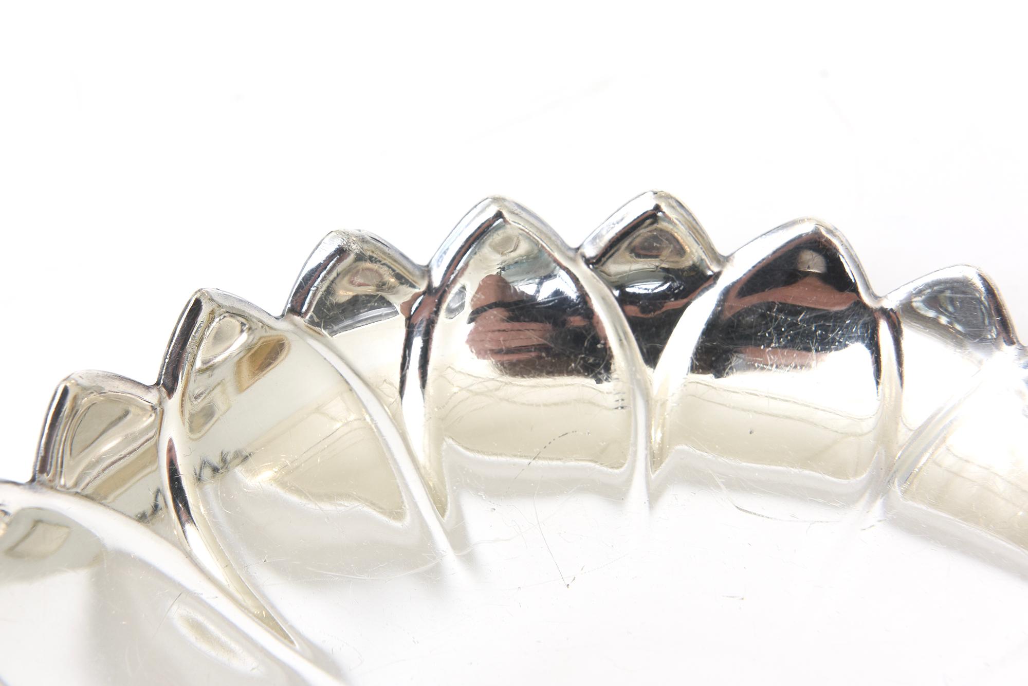 Reed & Barton Silver-Plate Swan Bowl, piatto o servizio d'argento d'epoca in vendita 1