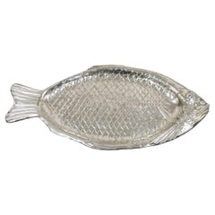 Vintage Reed & Barton Silver Plated 22" Modern Fish Platter Tray