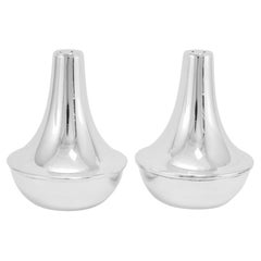 Vintage Reed & Barton Sterling Silver Salt & Pepper Shakers Flatware Set