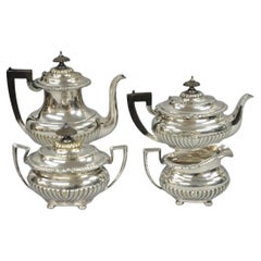 Antique Reed & Barton Sulgrave Manor Edwardian Silver Plated Tea Set - 4 Pc Set
