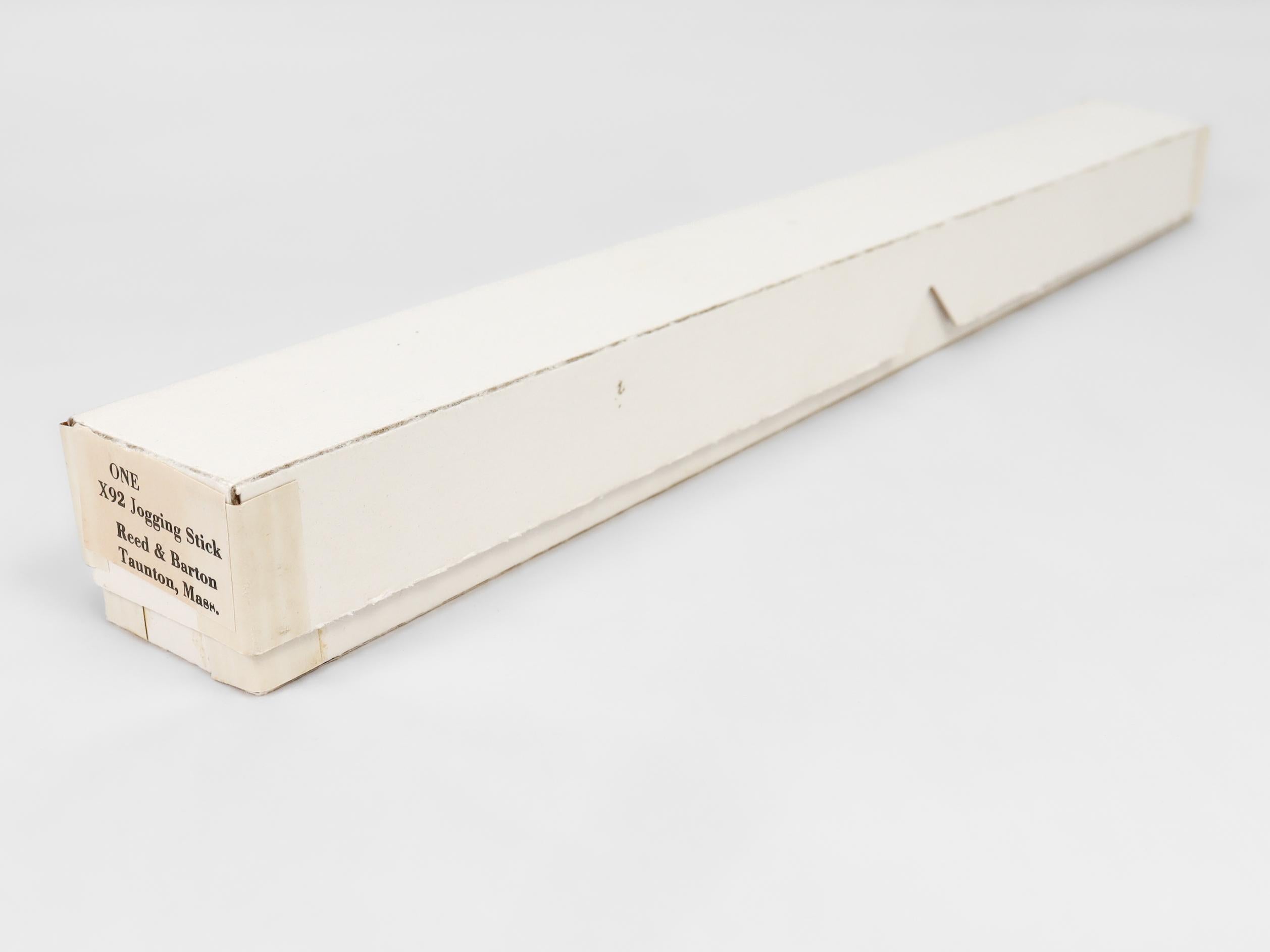 Reed & Barton d'epoca in legno e argento, bastone da jogging in vendita 8