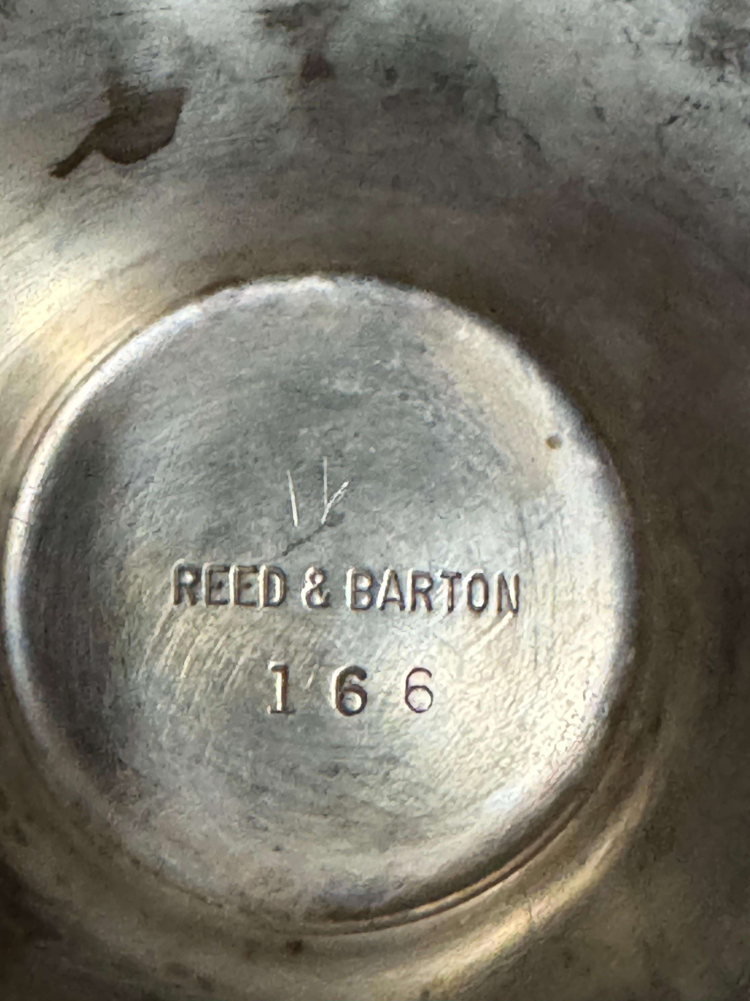 American Vintage Reed & Bartron (166 Silverplate, Hollowware) Epergne with Glass Liners