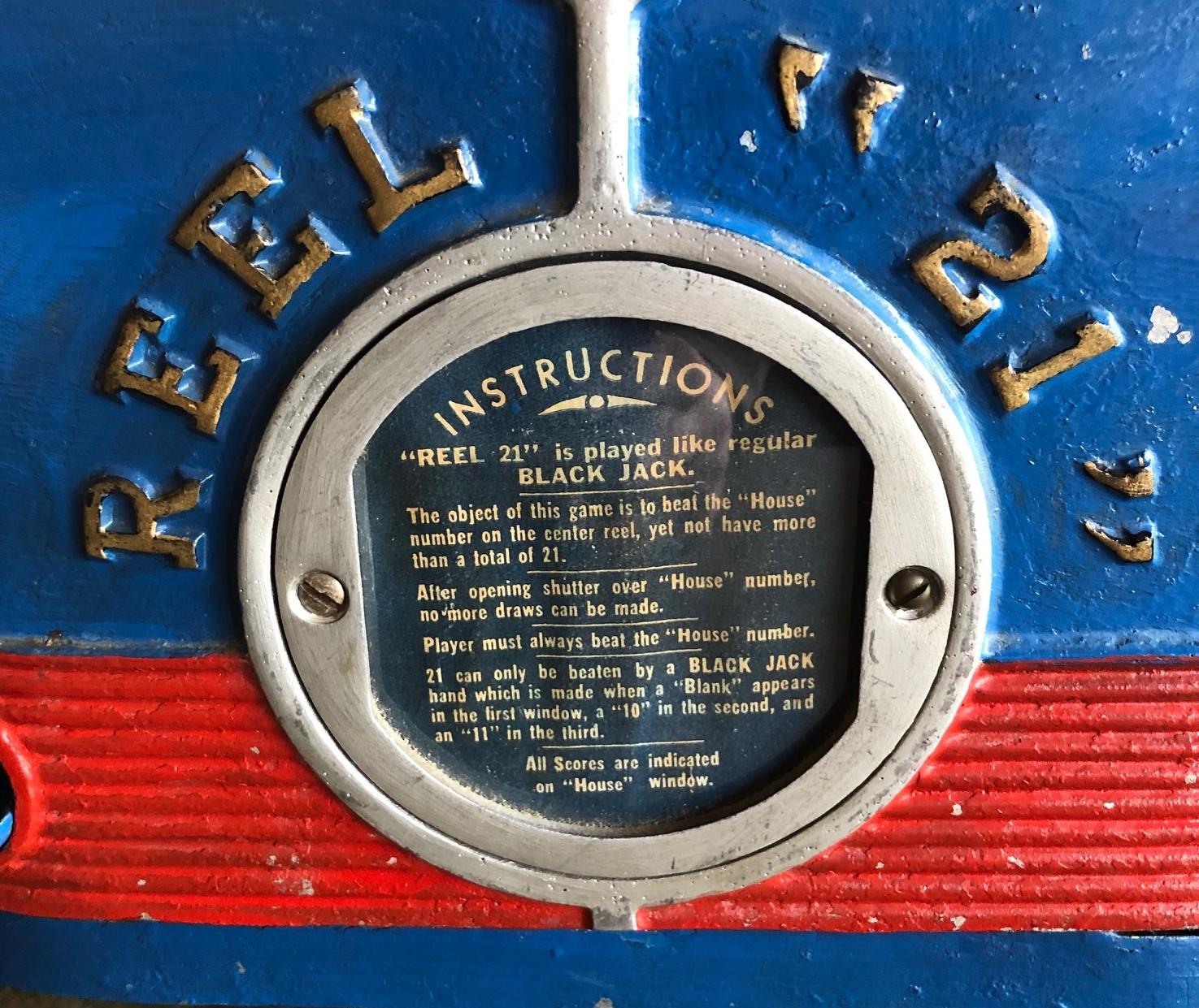 antique blackjack slot machine