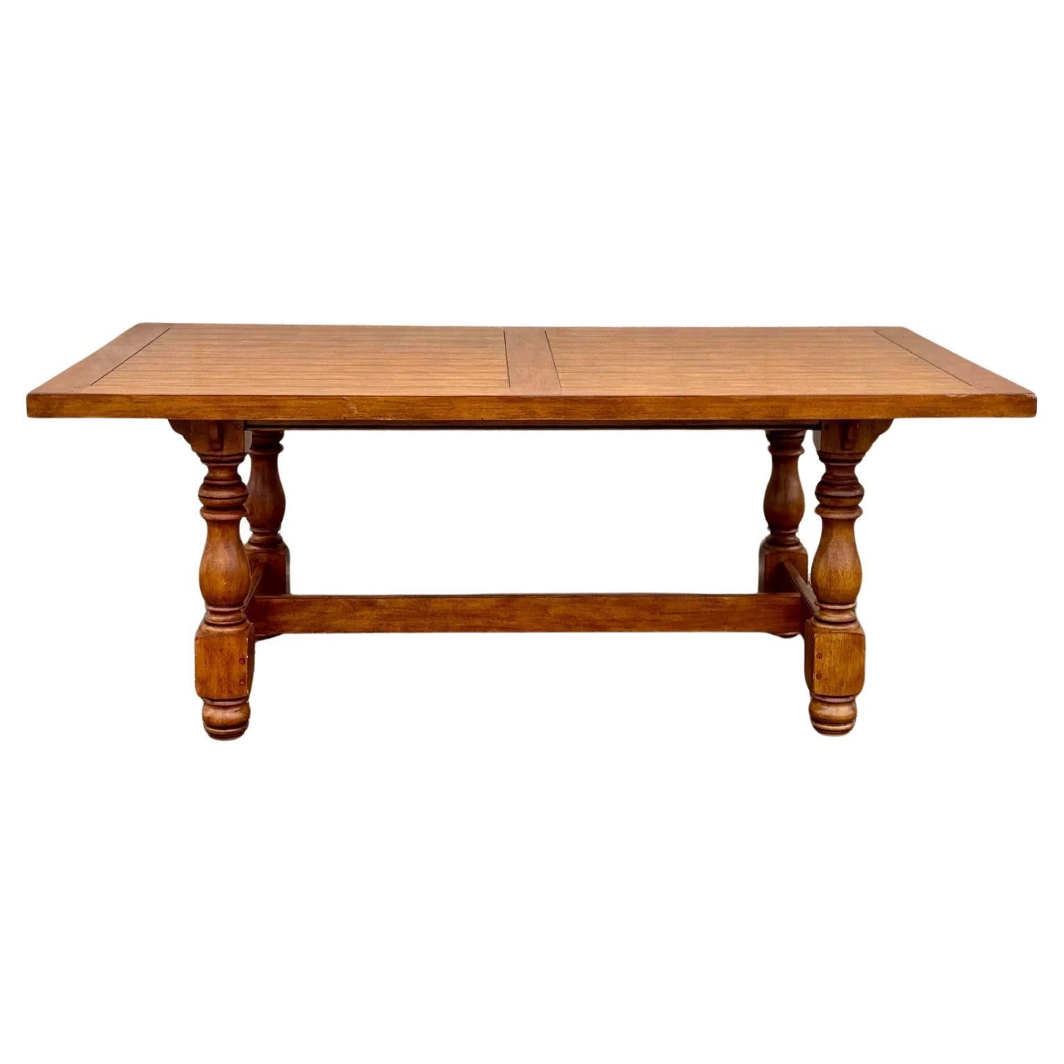 Vintage Trestle Table - 122 For Sale on 1stDibs | vintage trestle