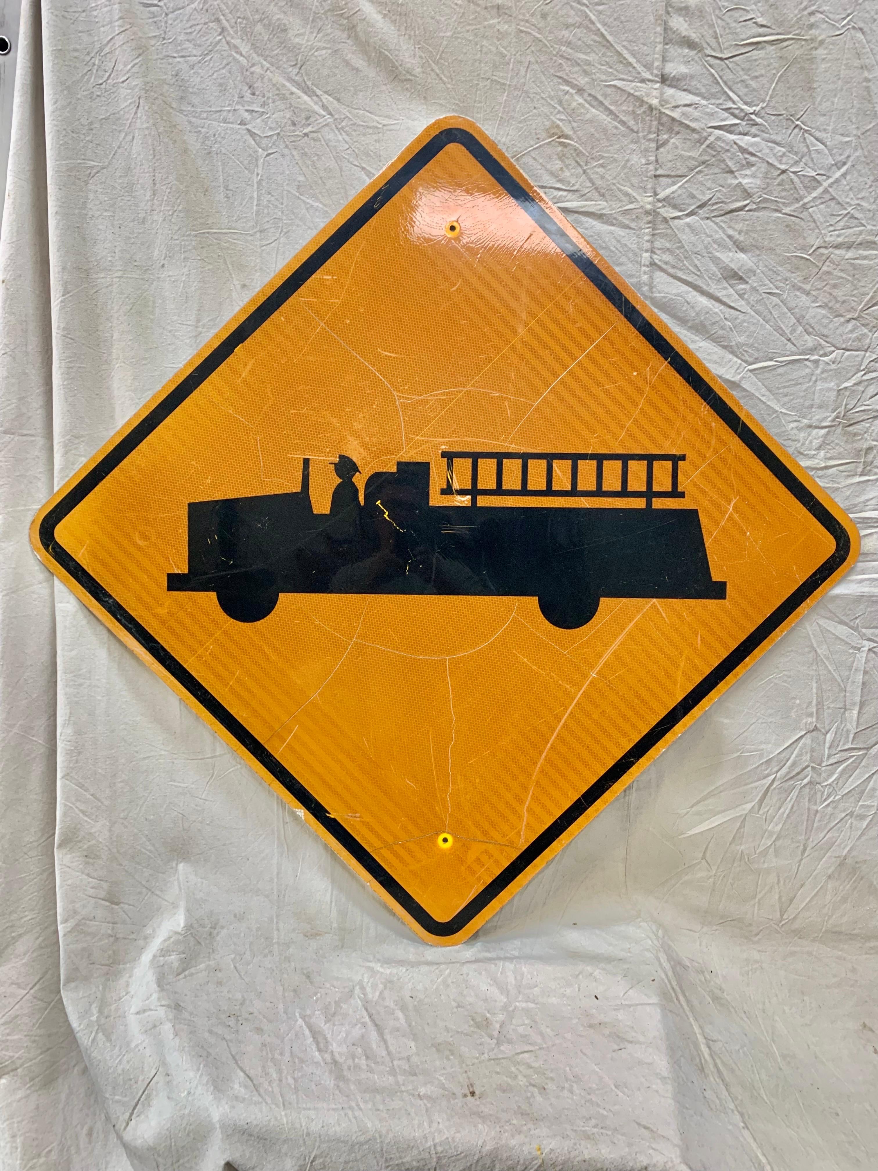 road sign with truck meaning