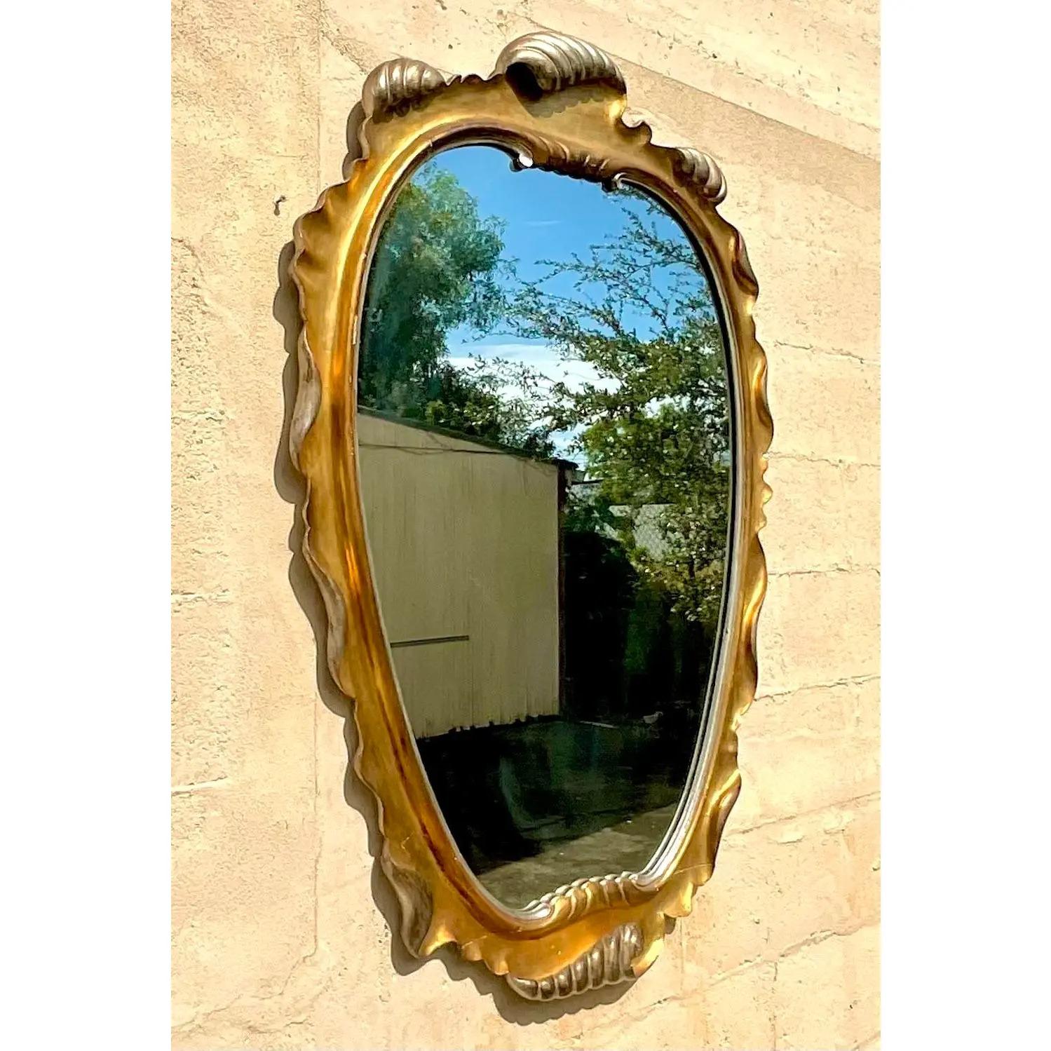 Vintage Regency 1950s Fratelli Paoletti Firenze Gilt Mirror 1