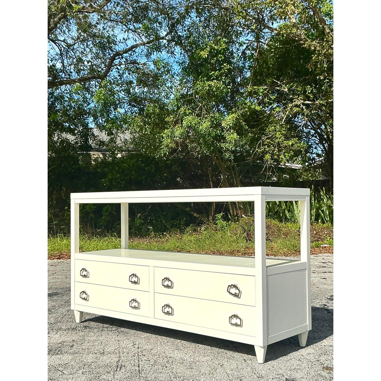 Vintage Regency Alexa Hampton for Hickory Chair Credenza For Sale 2