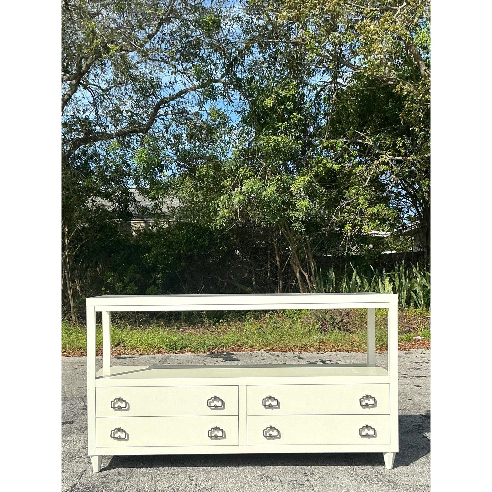 Vintage Regency Alexa Hampton for Hickory Chair Credenza For Sale 3