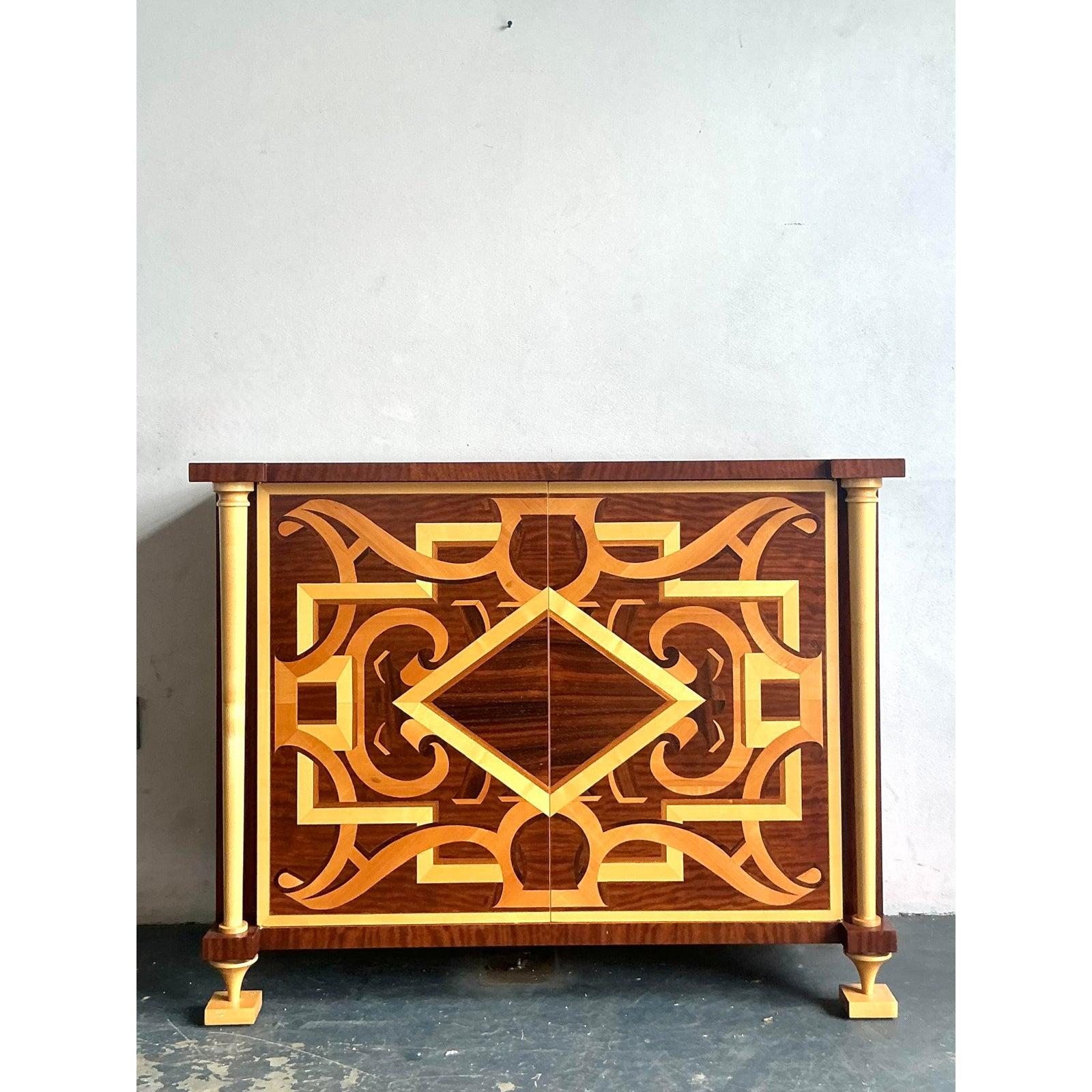 Mobile intarsiato d'epoca Regency Andre Arbus per William Switzer in vendita 3