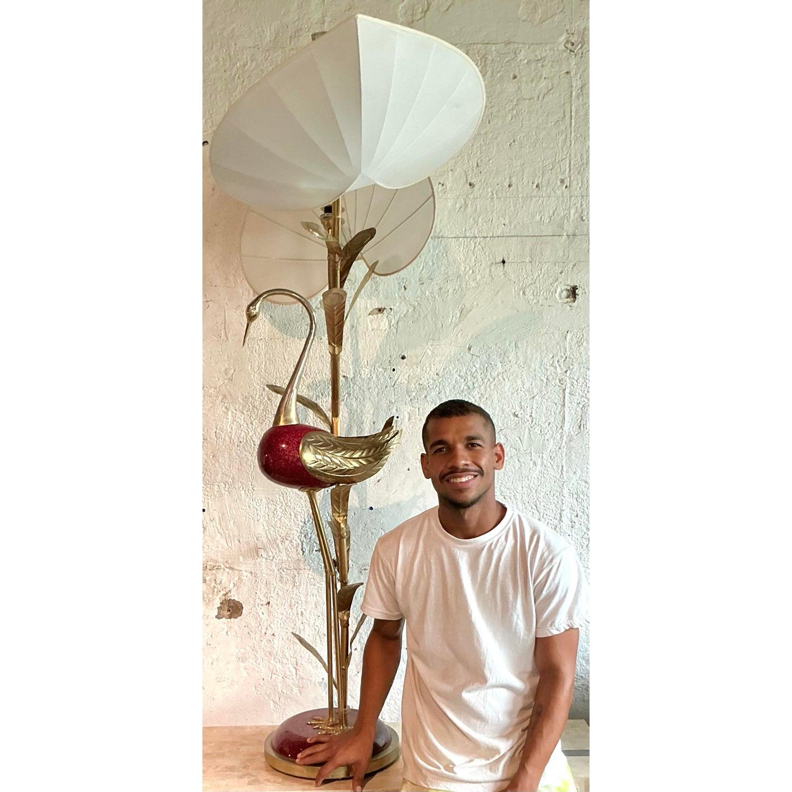 Lámpara Vintage Regency Antonio Pavia Flamingo en venta 2