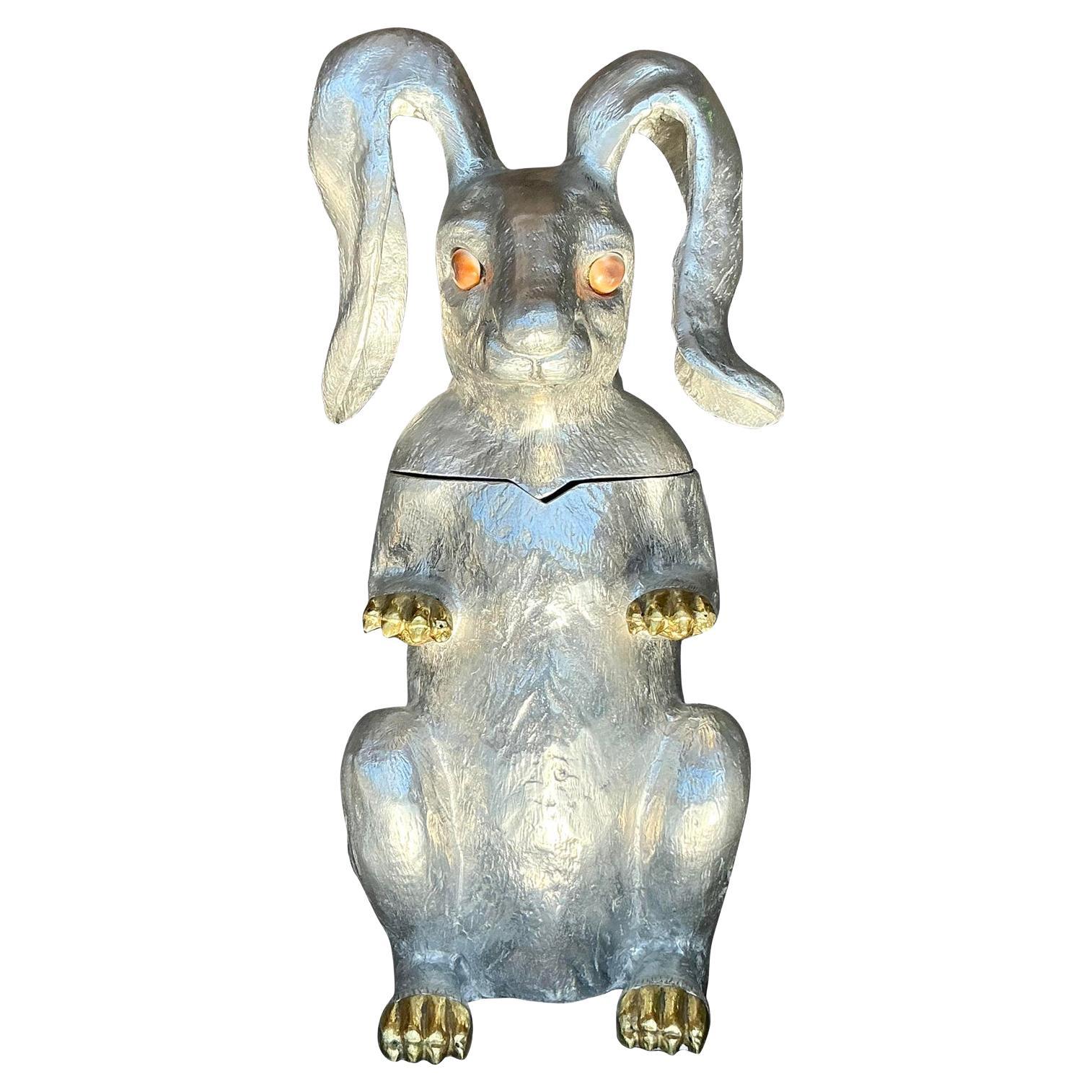 Vintage Regency Arthur Court Bunny Champagne Bucket