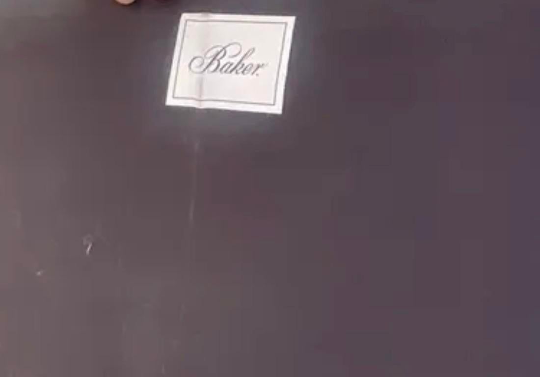 Banc touffeté Baker Regency vintage en vente 3