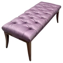 Banco Vintage Regency Baker Tufted Bench