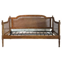 Vintage Regency Ballard Cane Daybed