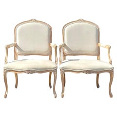 Used Regency Bergere Chairs - A Pair