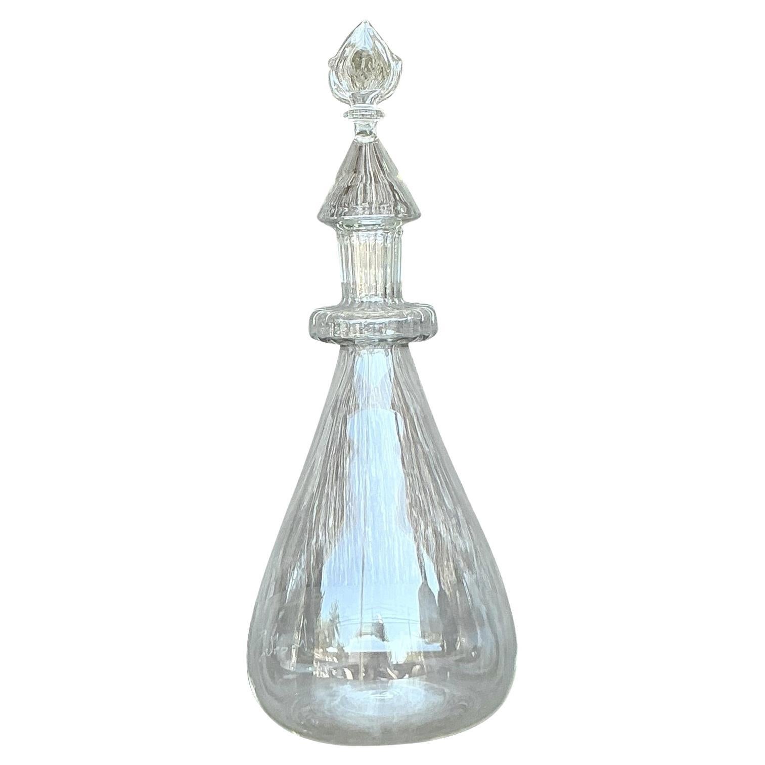 Decanter in vetro soffiato Vintage By