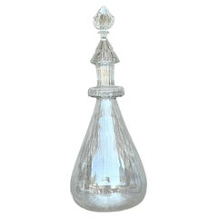 Decantador Vintage Regency de vidrio soplado
