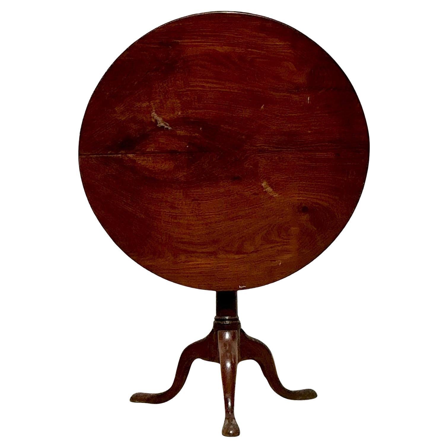 Table à plateau basculant Vintage Regency Bookmatched en vente