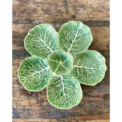 Bandeja de servir Vintage Regency Bordallo Pinheiro Cabbage