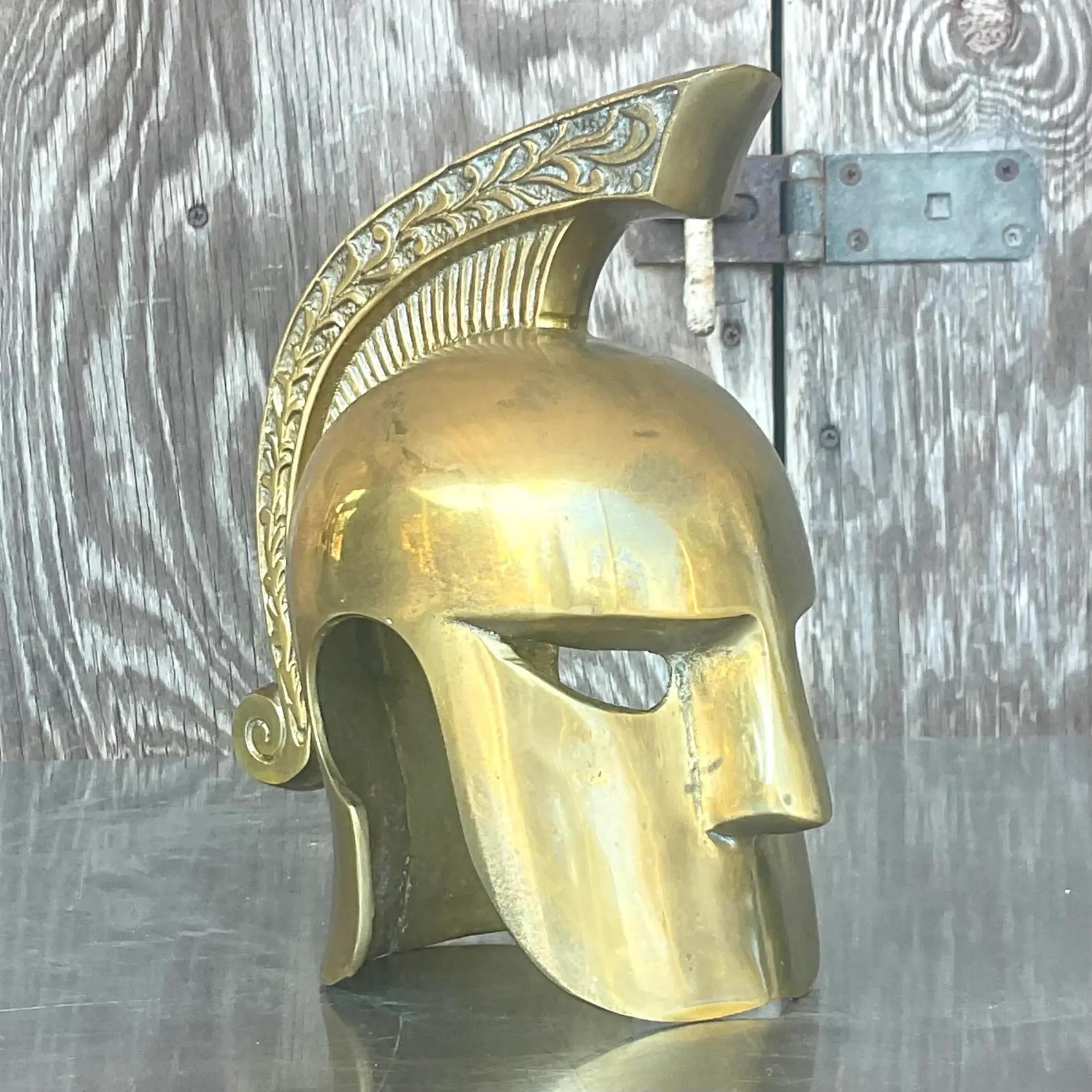 Vintage Regency Messing Gladiator Helm (20. Jahrhundert) im Angebot