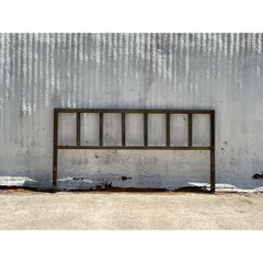 Vintage Regency Brass Queen Headboard