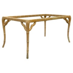 Pedestal de Mesa de Comedor Vintage Regency Tallado Faux Bois