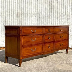 Vintage Regency Carved Kindel Long Dresser