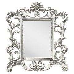 Retro Regency Carved Scrolling Vine Mirror