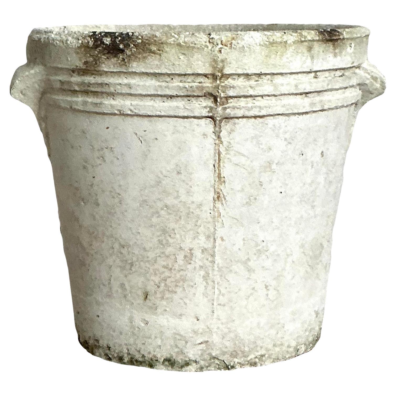 Jardinière en ciment moulé Vintage Regency