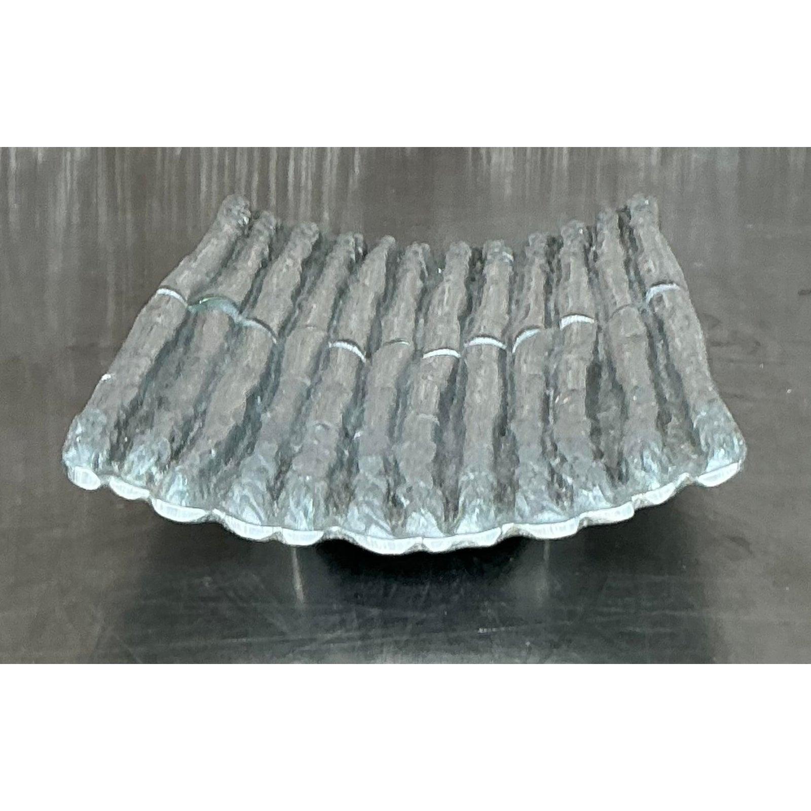 Bandeja para espárragos Vintage Regency de peltre fundido Peltre en venta