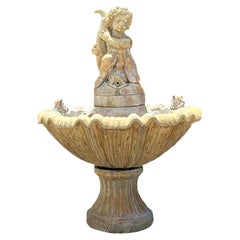 Fontana in pietra fusa Vintage Regency