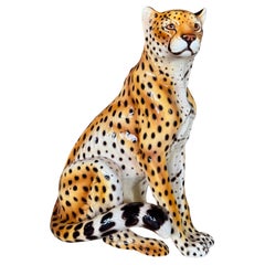 Vintage Regency Ceramic Glazed cheetah