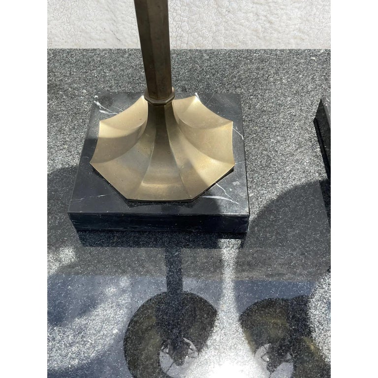 Vintage Regency Chapman Candlestick Lamps, a Pair at 1stDibs