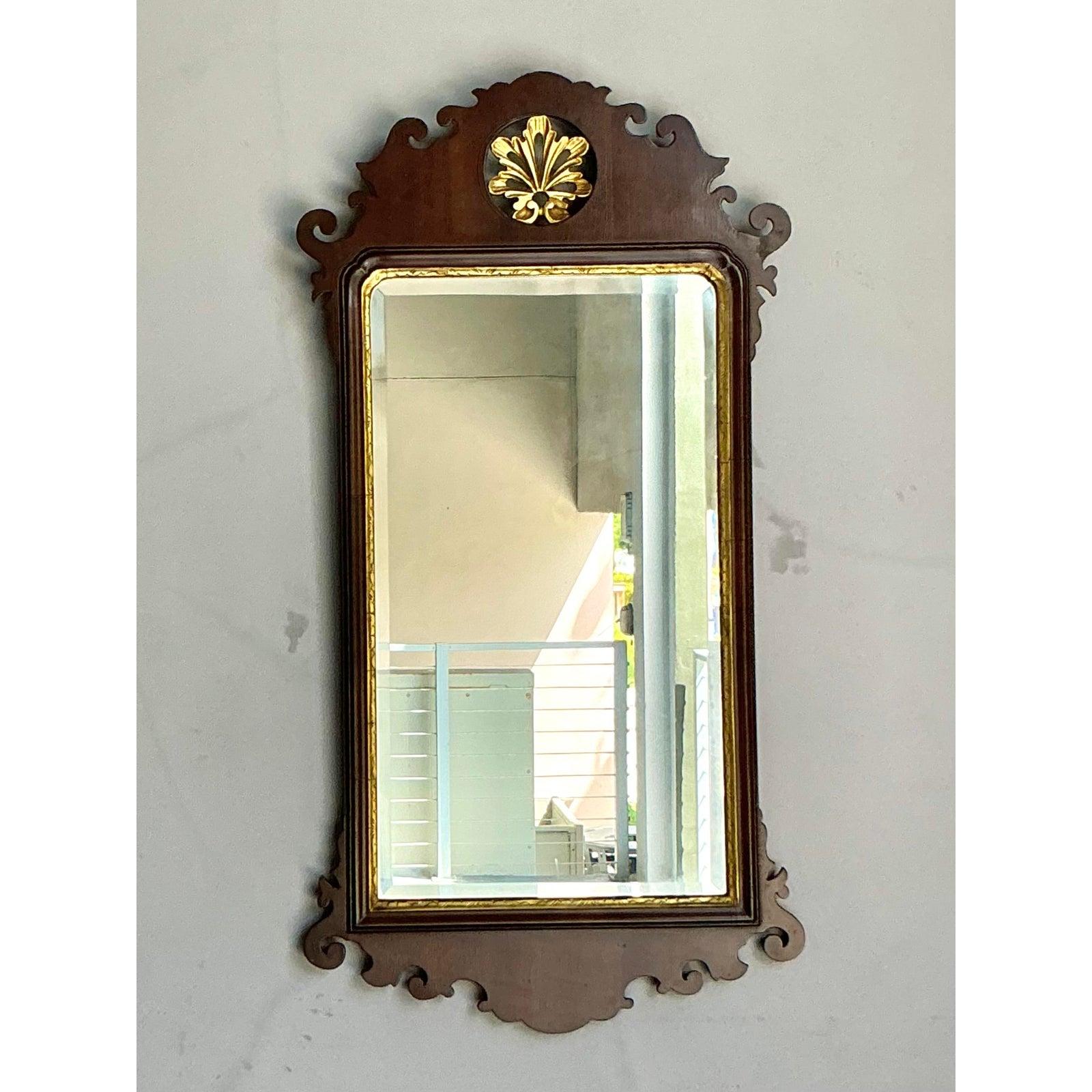Americano Specchio Chippendale Regency d'epoca in vendita