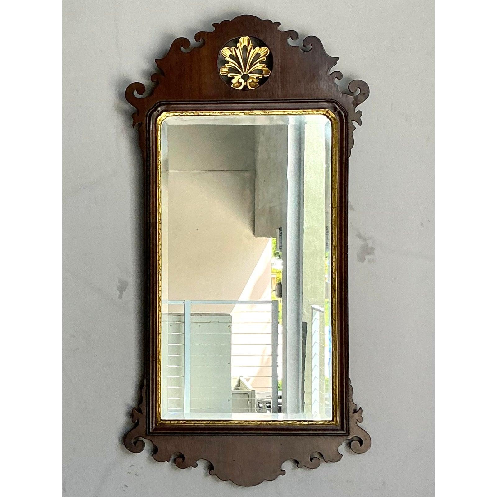 Specchio Chippendale Regency d'epoca In condizioni buone in vendita a West Palm Beach, FL