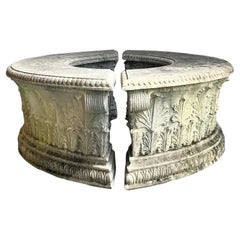 Panchine da giardino vintage in resina Coates - Set di 2