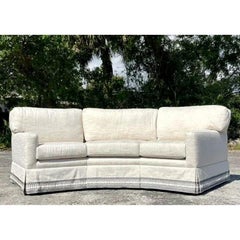 Vintage Regency Custom Angled Sofa