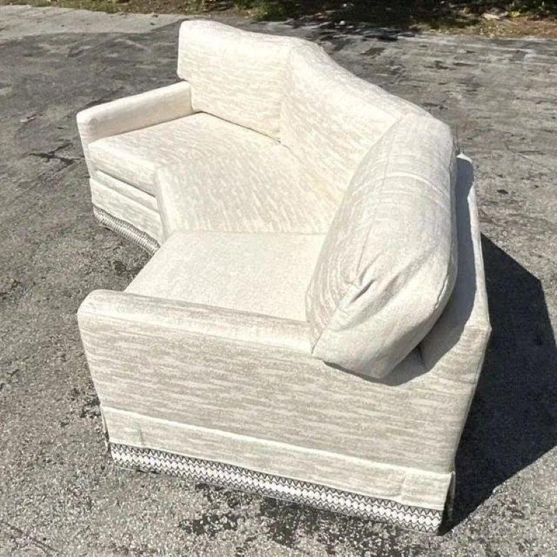 Tappezzeria Divano angolare personalizzato Vintage Regency in vendita