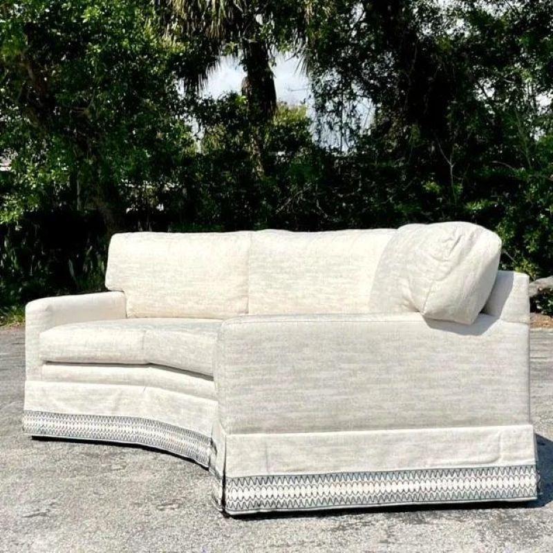 Divano angolare personalizzato Vintage Regency in vendita 2