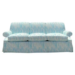 Sofa vintage Regency personnalisé Tillet Fern à trois places