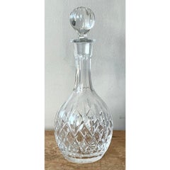 Vintage Regency Cut Crystal Decanter