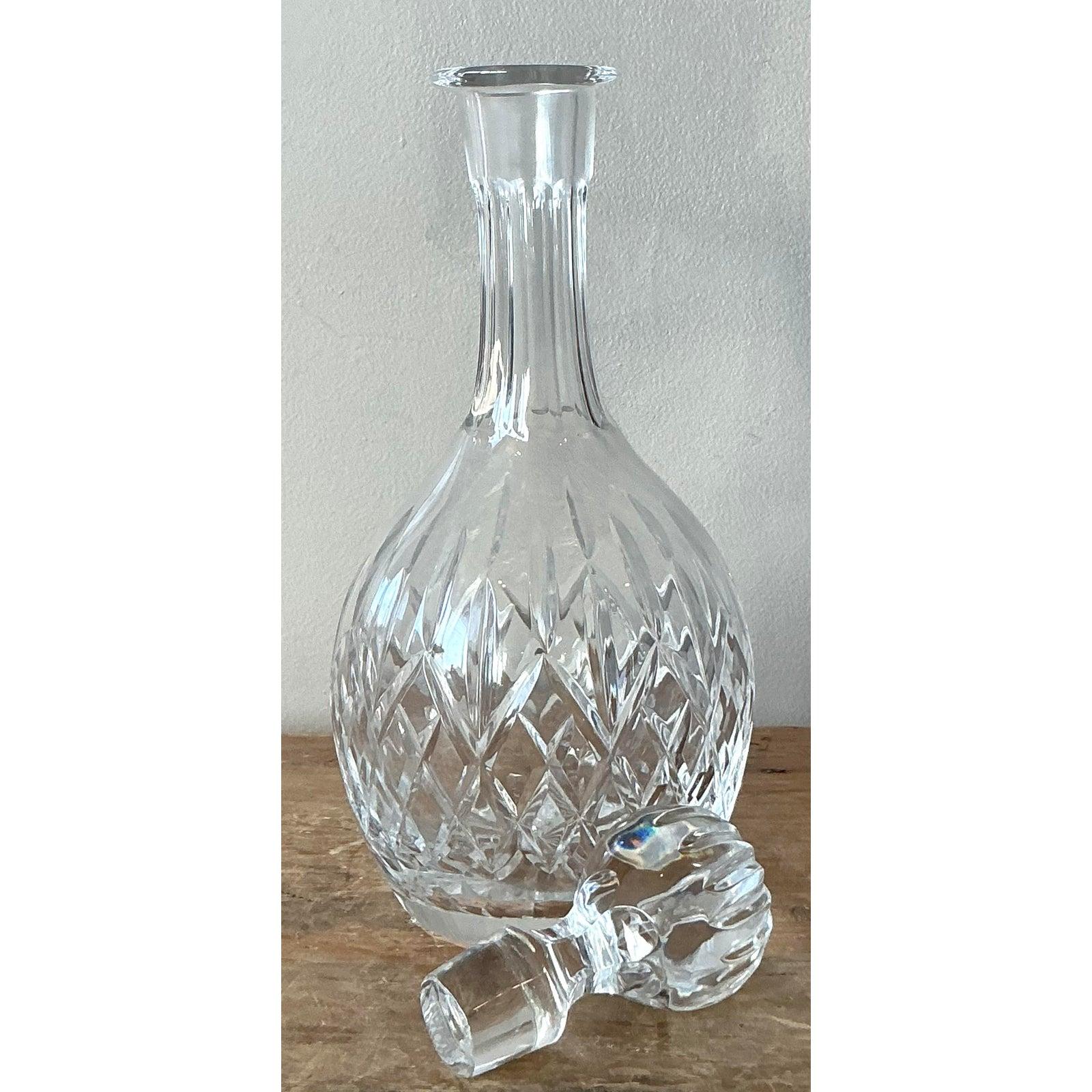 Vintage Regency Cut Kristall Dekanter (amerikanisch) im Angebot