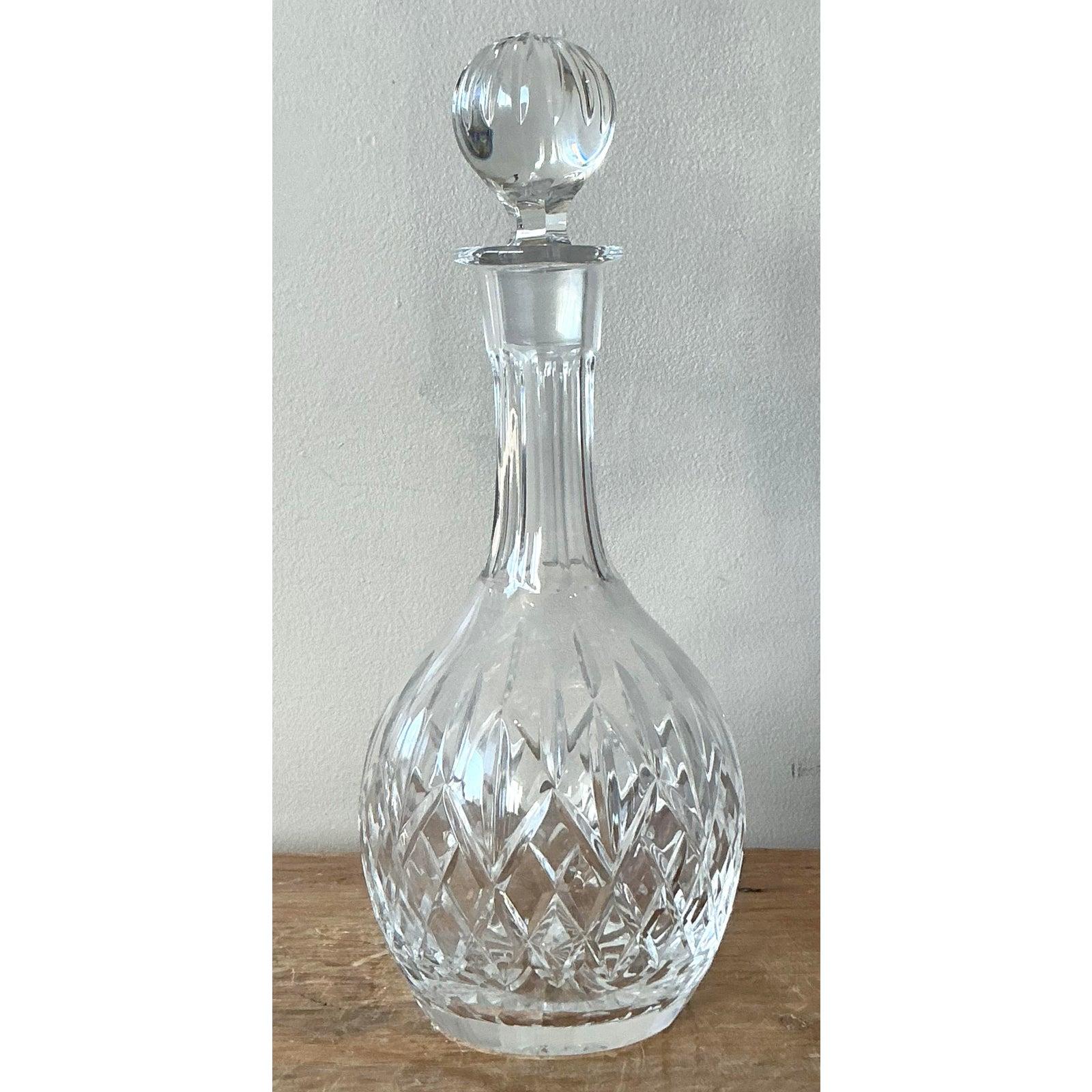 Vintage Regency Cut Kristall Dekanter im Zustand „Gut“ im Angebot in West Palm Beach, FL